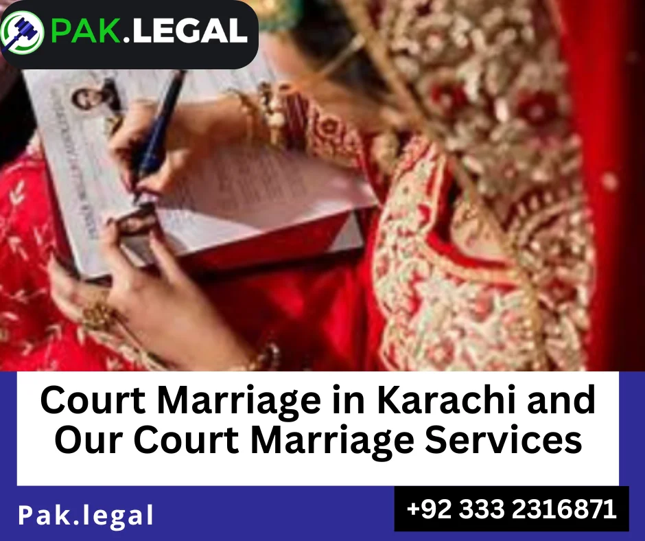 Legal marriage services Karachi