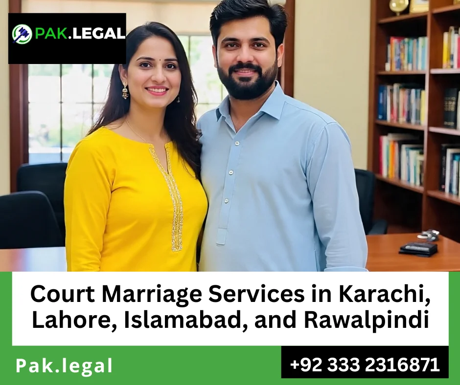 Bilingual (Urdu/English) Nikah Nama prepared by registrar