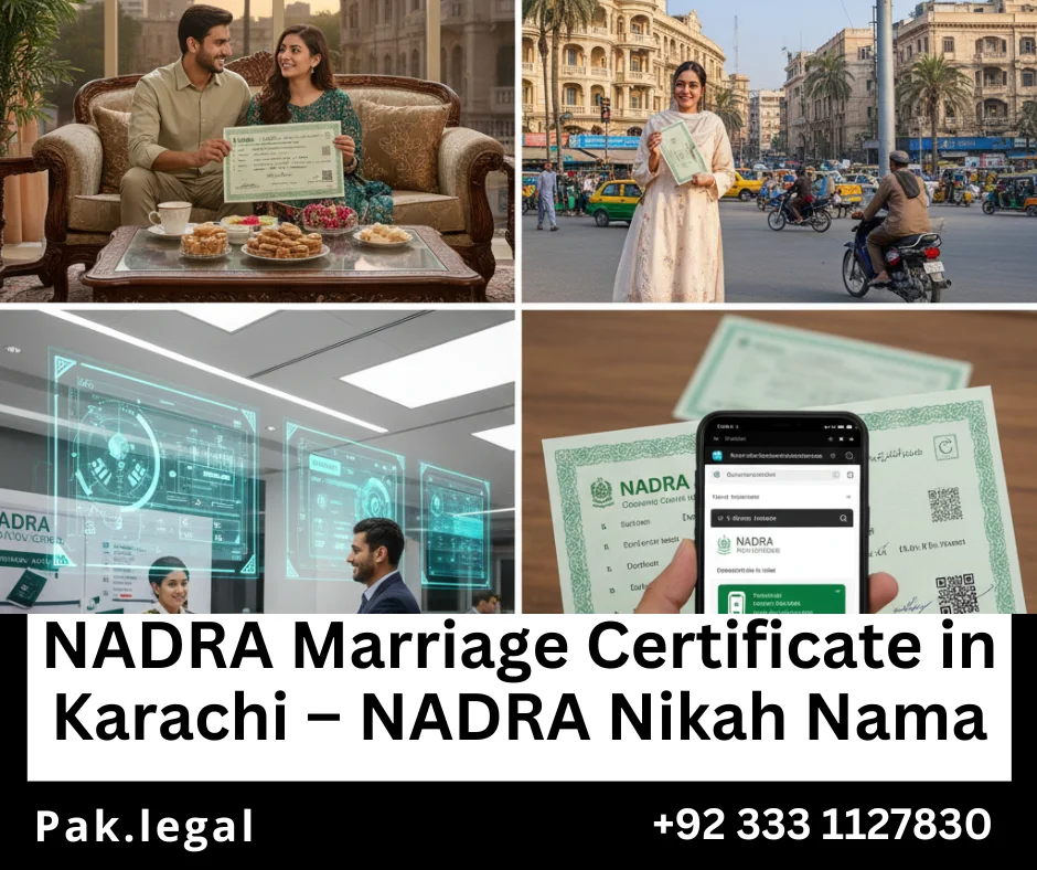 NADRA marriage certificate correction